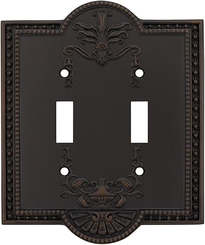 Vista 63 de Nostalgic Warehouse - Cubierta de interruptor de luz Meadows Latón antiguo,Peltre antiguo,Latón pulido,Níquel Satinado,Bronce intemporal,Cromado