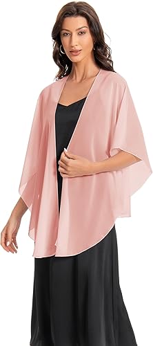 Hotshawl Chales y Envoltorios para Vestidos de Noche de Gasa Transparente para Mujeres Elegante Suave Sedosa Bufanda Pañuelo Boda Estola Nupcial