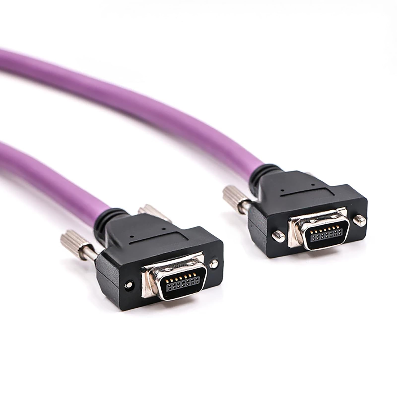 Cavo LvDS viola a 14 pin, ad alta densità, a basso rumore, anti-interferenza, ad alta velocità, per stampante inkiet a base piatta UV Allwin Xuli Yaselan, compatibile con scheda BYHX (4 m)