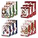 Gift Boutique Beautiful Glitter Pop Up Bags with Handles and Tags in 4 Assorted Designs & 3 Sizes- Small, Medium & Large 12 Pack