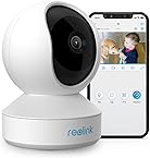 Reolink WLAN IP Kamera Indoor Schwenkbar, 2K 3MP Hund Haustier Kamera Babyphone, 2,4 GHz WLAN Überwachungskamera Innen, Zwei-Wege-Audio, Baby Monitor mit Personen-/Haustiererkennung, E1
