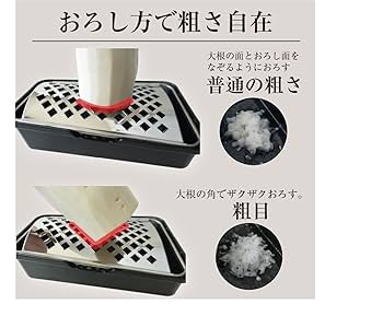 Amazon | 業務用プロおろしSPEEDY オールステンレスおろし金 黒