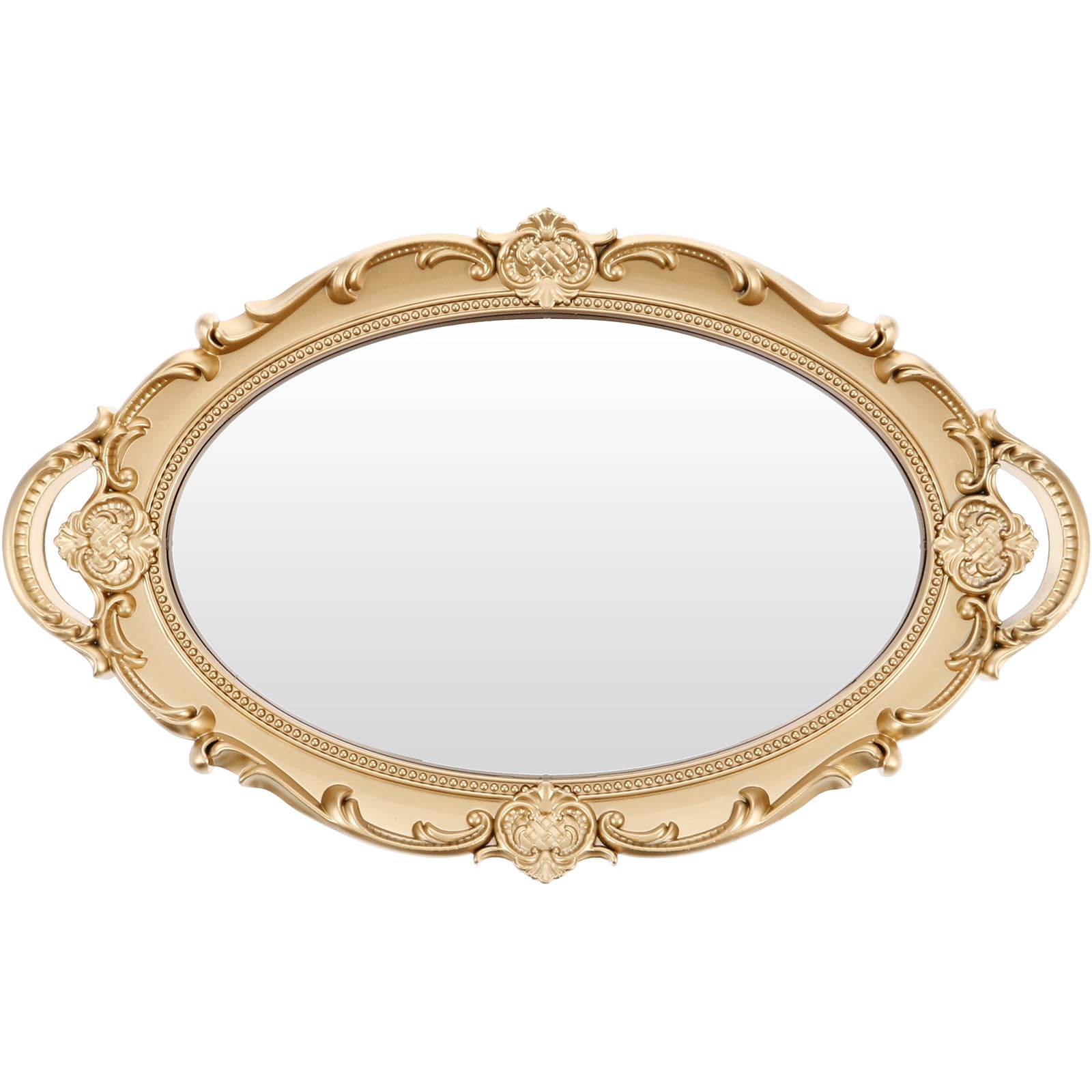Miroir mural vintage et plateau à parfum pour ranger vos bijoux