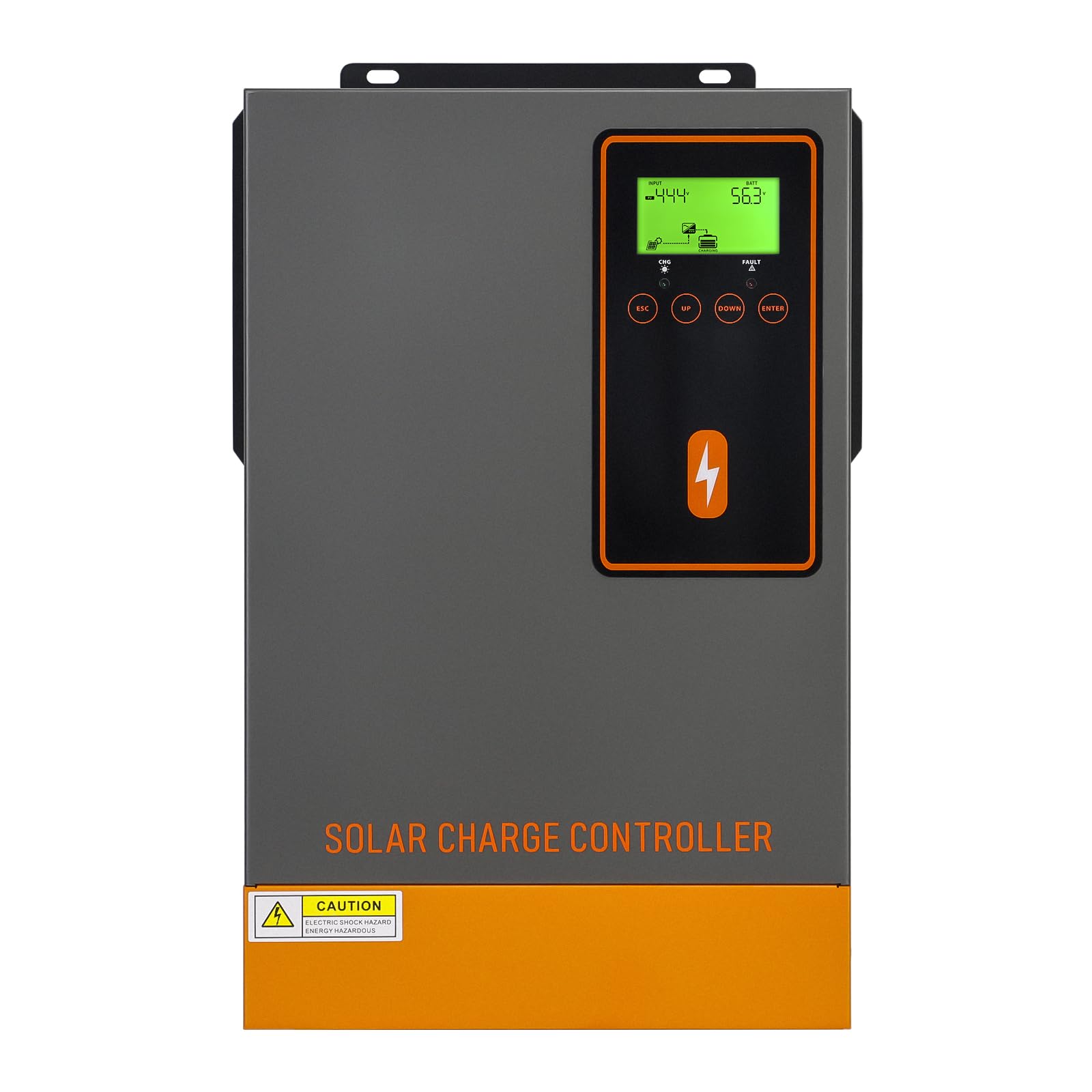 140A MPPT Solar Charge Controller 48V Solar Regulator Max.PV Input 500V, Max. Charging Current Can be Set, Work with 48V Lead-Acid and Lithium Batteries