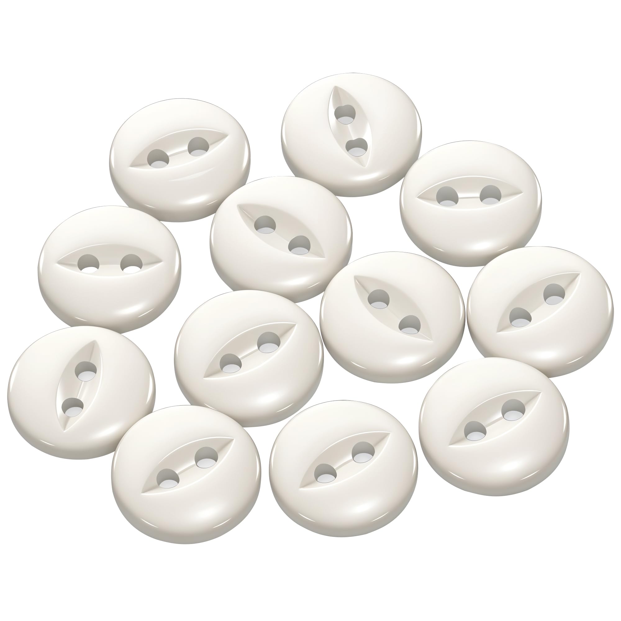 Amazon.com: Trimming Shop Round Resin Fisheye Buttons 2 Holes