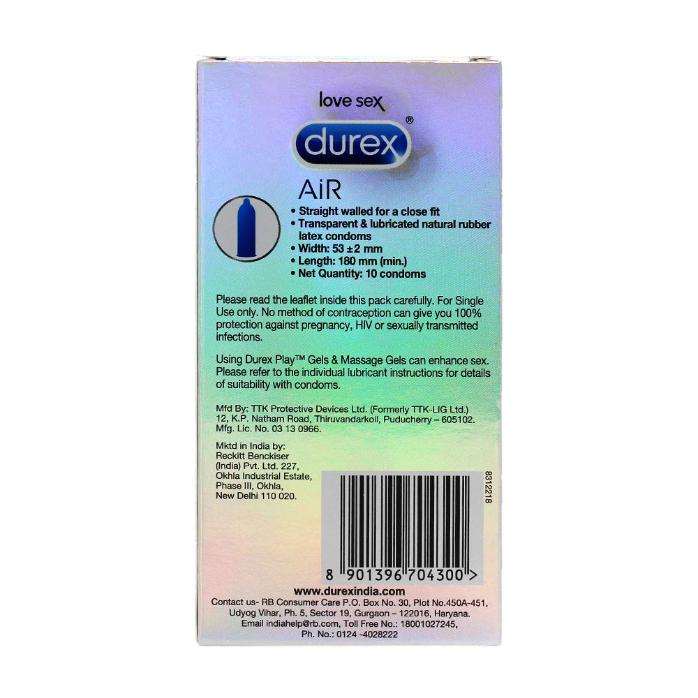 Durex Mutual Climax & Extra Time & Air Ultra Thin Condoms - 10 Count product image 8