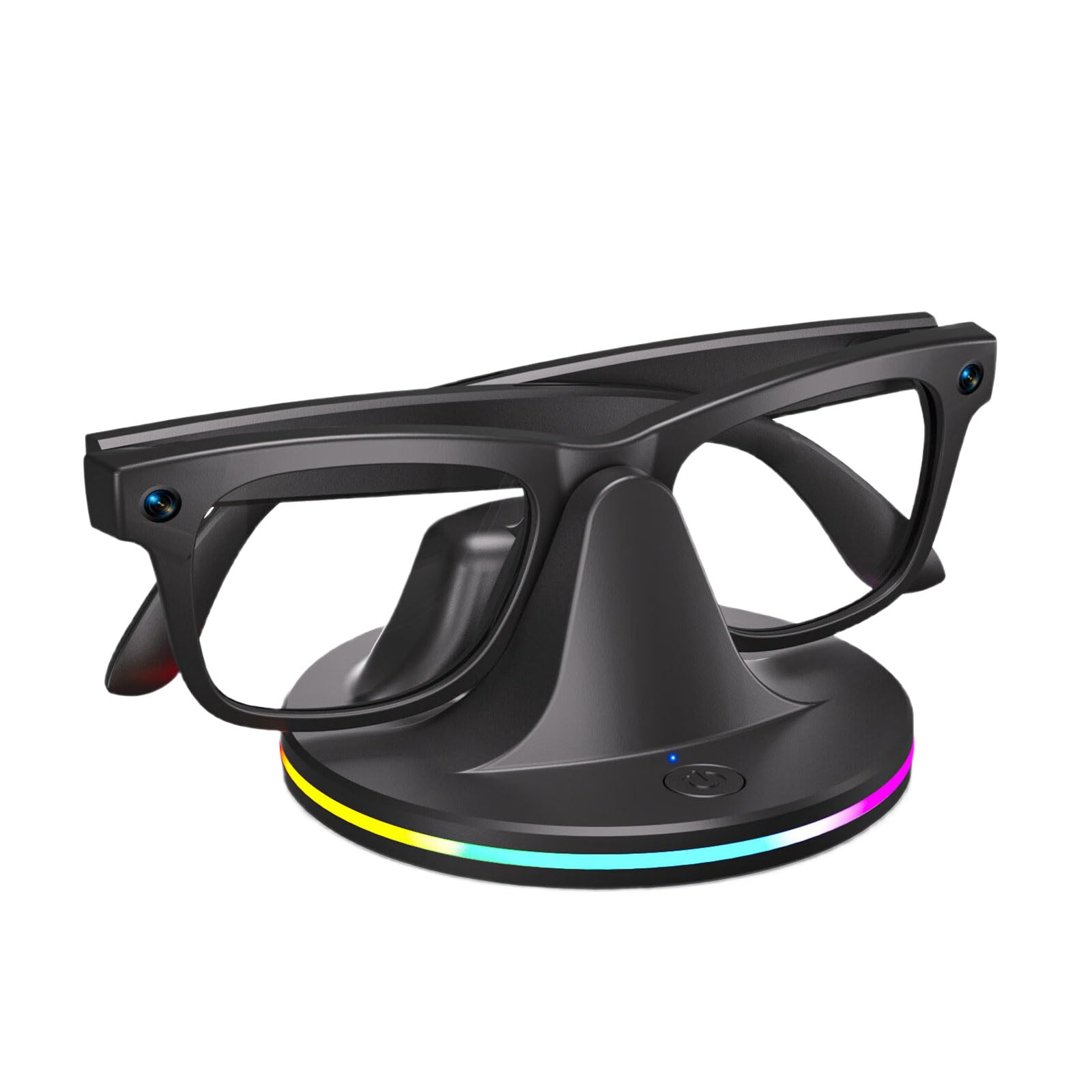 Moderna compatta per Ray Smartests Glass | Alloggiamento in ABS con ricarica sicura e Quick Power Quick Dock, piattaforma sicura, moderno compatto