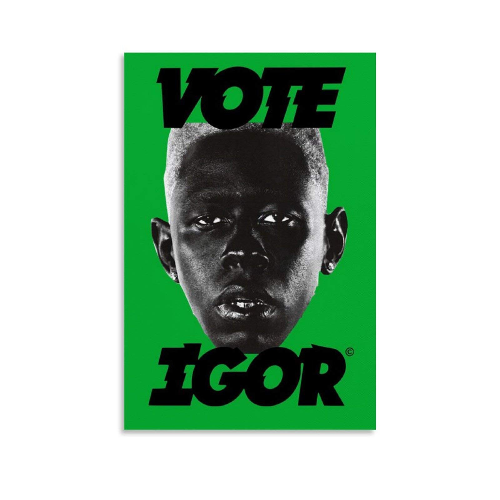 WSDSL Vote Igor Canvas Wall Art Star Icon Classic Music Legend Celebrity Art Postcard Poster Print 12x18inch(30x45cm)