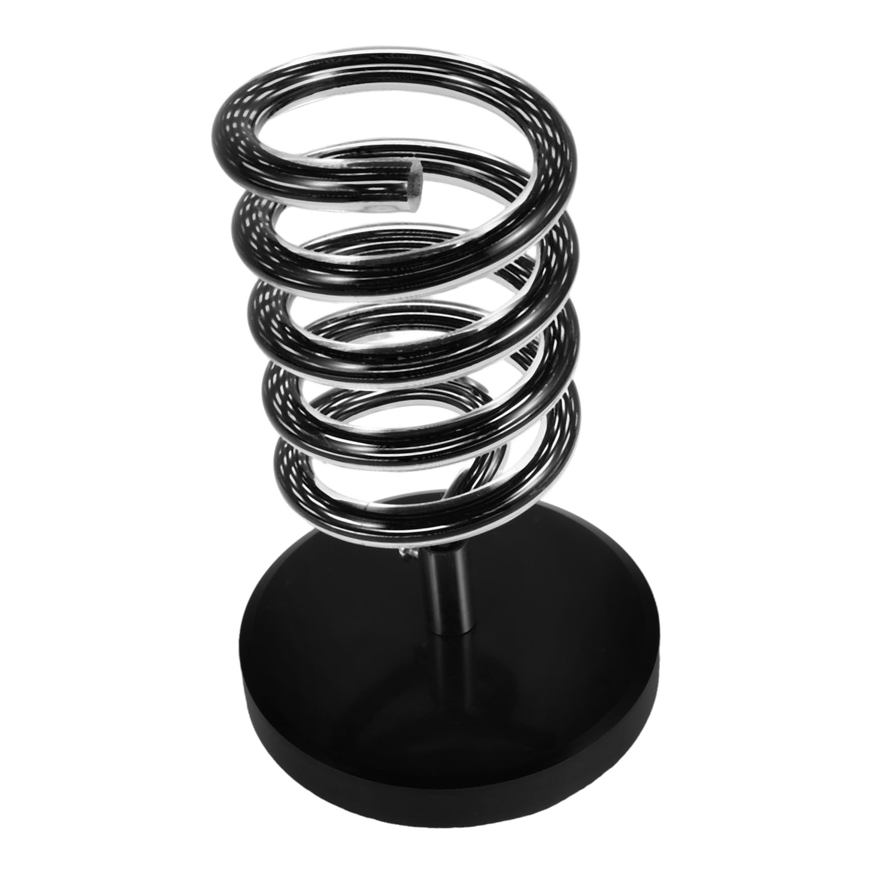 Mikinona Marble Base Hair Dryer Stand Organizer Salon Styling Tool Holder Easy Setup for Bathroom