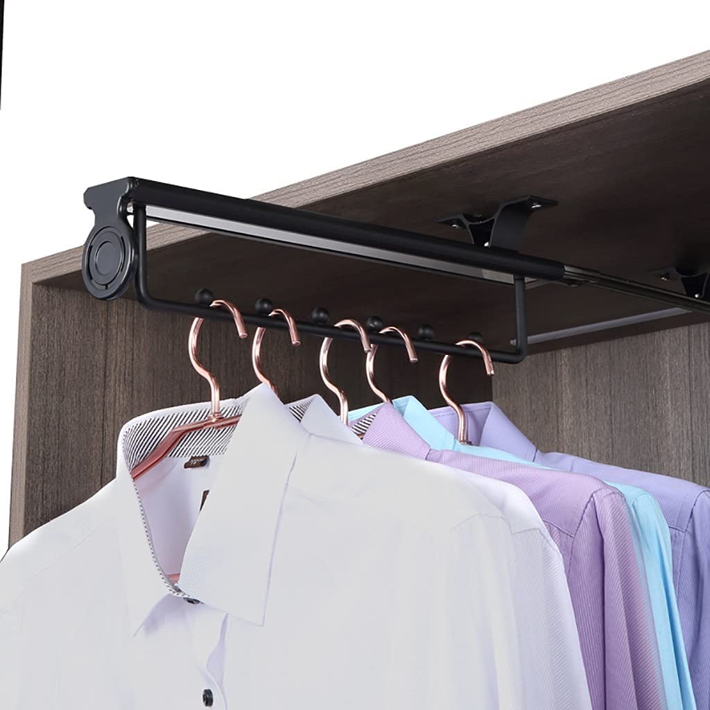 corner wardrobe， Clothes Rail,Adjustable Closet Rod,Wardrobe Hanger Space Saving(25cm/9.8inch)