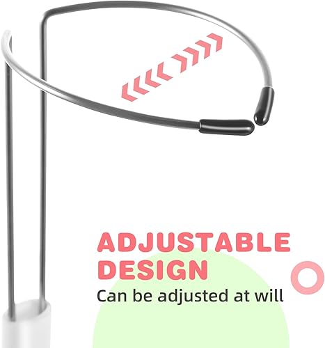 Miniatura 5 de IMIKEYA 2 perchas transparentes de plástico para muñecas, estantes de almacenamiento de metal, soportes de leyendas para muñecas, soporte de