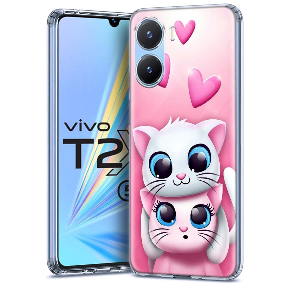 Fashionury Silicone Printed Back Cover Case Compatible for Vivo T2X 5G Back Cover for Vivo T2X 5G -D0442, Multicolor (B0C414R7LK) Amazon Price History, Amazon Price Tracker