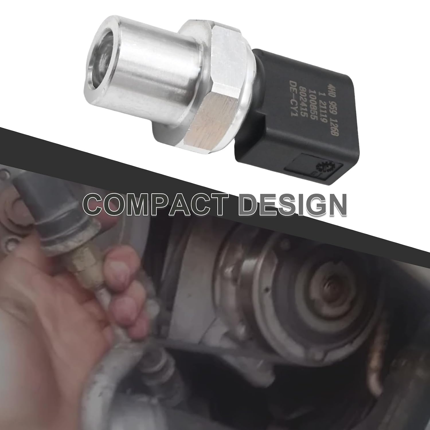 4H0959126B Air Conditioner Pressure Switch Sensor, Replacement for Porsche Macan 2015-2022, Replacement for Porsche Panamera 2017-2022