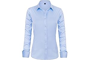 Camisa azul para mujer - Elegante y profesional para cualquier ocasión