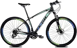 Bicicleta Aro 29 KSW XLT Color 24v Freio Hidraulico Câmbios Shimano Suspensão C/Trava