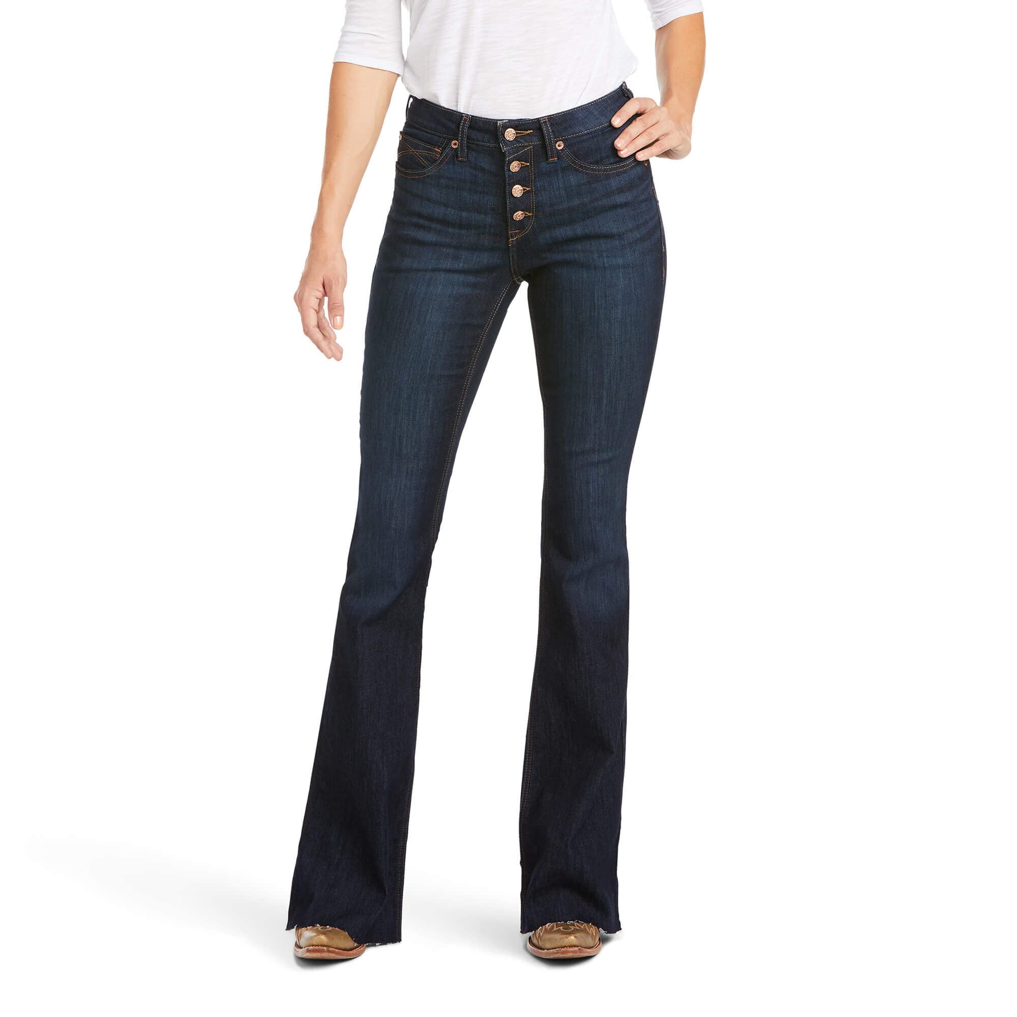 R.E.A.L. High Rise Laila Flare Jean