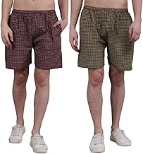 CULT OF CLOTHES Men's Cotton Striped Boxer Shorts, Plus Sizes
