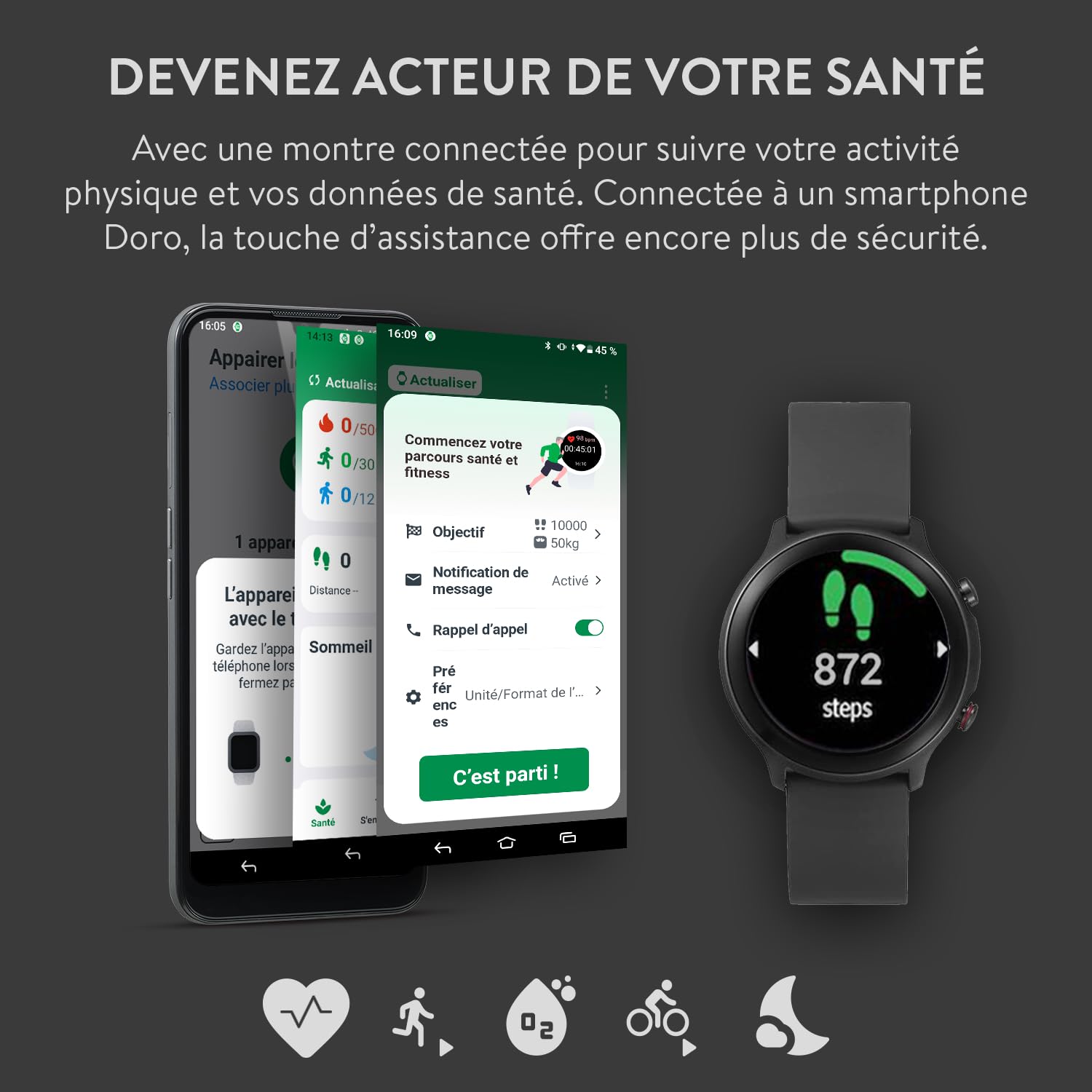Doro Watch Noir