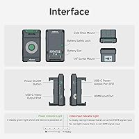 Vista 5 de Accsoon SeeMo 4K para sistema de transmisión de video HDMI Android, transmisor de cámara 4K30/1080p60 para grabar/compartir/transmisión en vivo