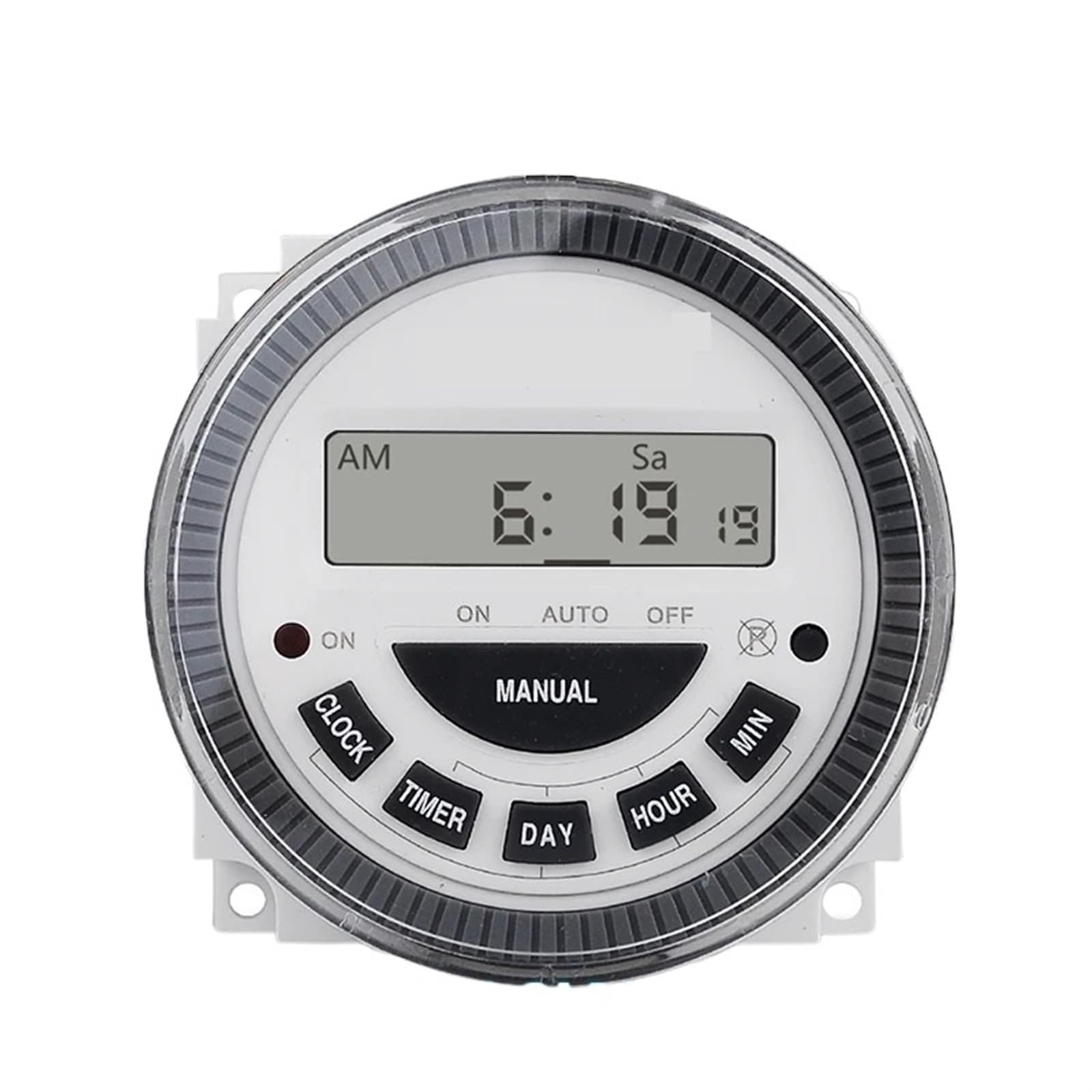 10 A 120 V AC 7 Tage wöchentlich programmierbares Zeitrelais, digitaler Timer-Schalter, Ausgang 110 V Spannung, abnehmbarer Batterietyp, 1 Stück