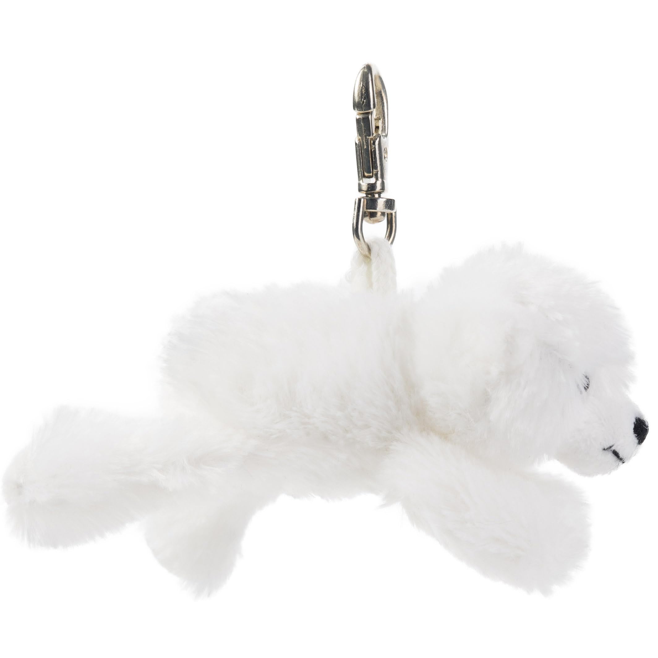 Porte-clés Peluche Ours Polaire Knut Knuddel - Mignon, Doux, Blanc, Idéal Pour Sac à Dos Ou Trousseau