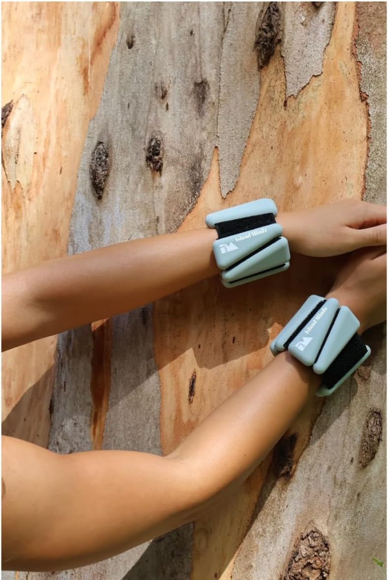 Wrist and Ankle Weights | 2 lb each (2 per set) | Adjustable Workout Weights for Women and Men | Perfect for Yoga, Walking, Pilates, Hiking, Aerobics, Movement, Daily Activities