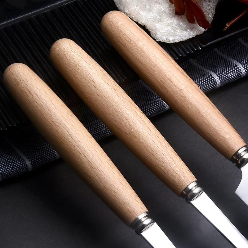 Set Cuchillos Cocina 16 Piezas Acero Inox Brown miniatura 6