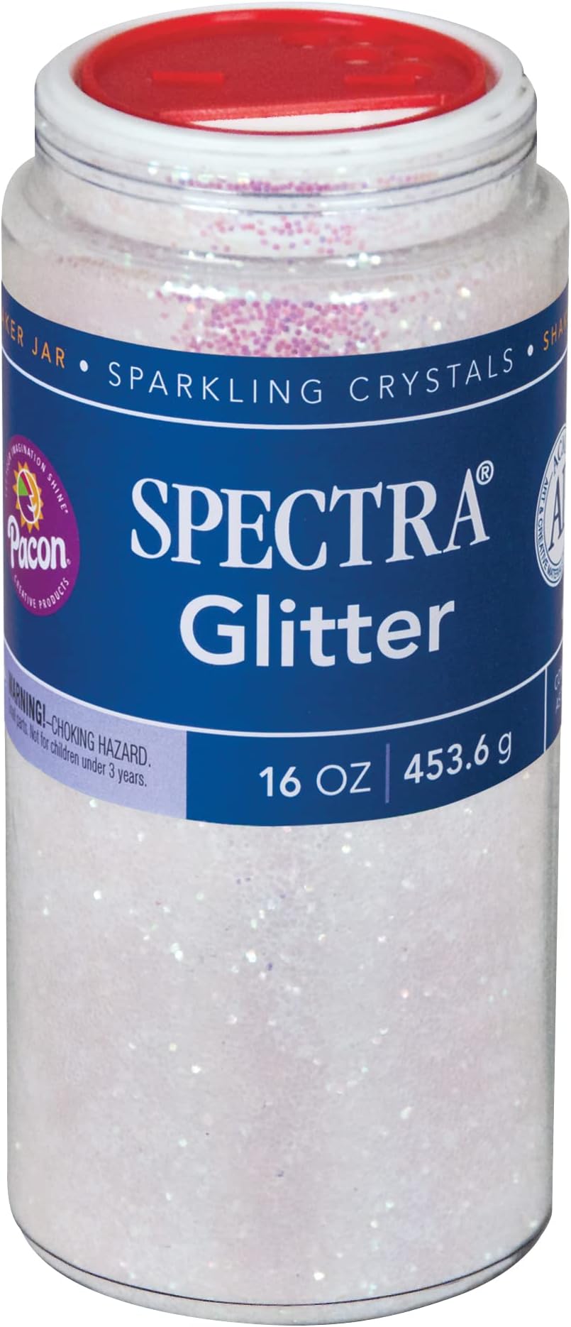 Spectra Arts & Crafts Glitter, Iridescent, 16 oz., 1 Jar