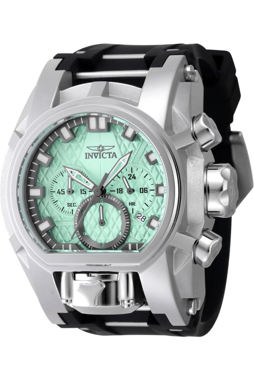 Invicta Bolt - Zeus Magnum 47530 Men's Watch - Waterproof - Analogue - Quartz Movement - Stainless Steel with Blue dial - 52mm