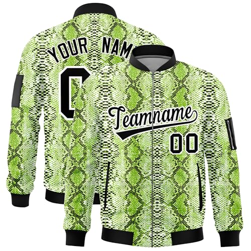 Custom Men Jacket Personalized Stitched Your Name Number Logo Fashion Letterman Bomber Jackets Lightweight Coat