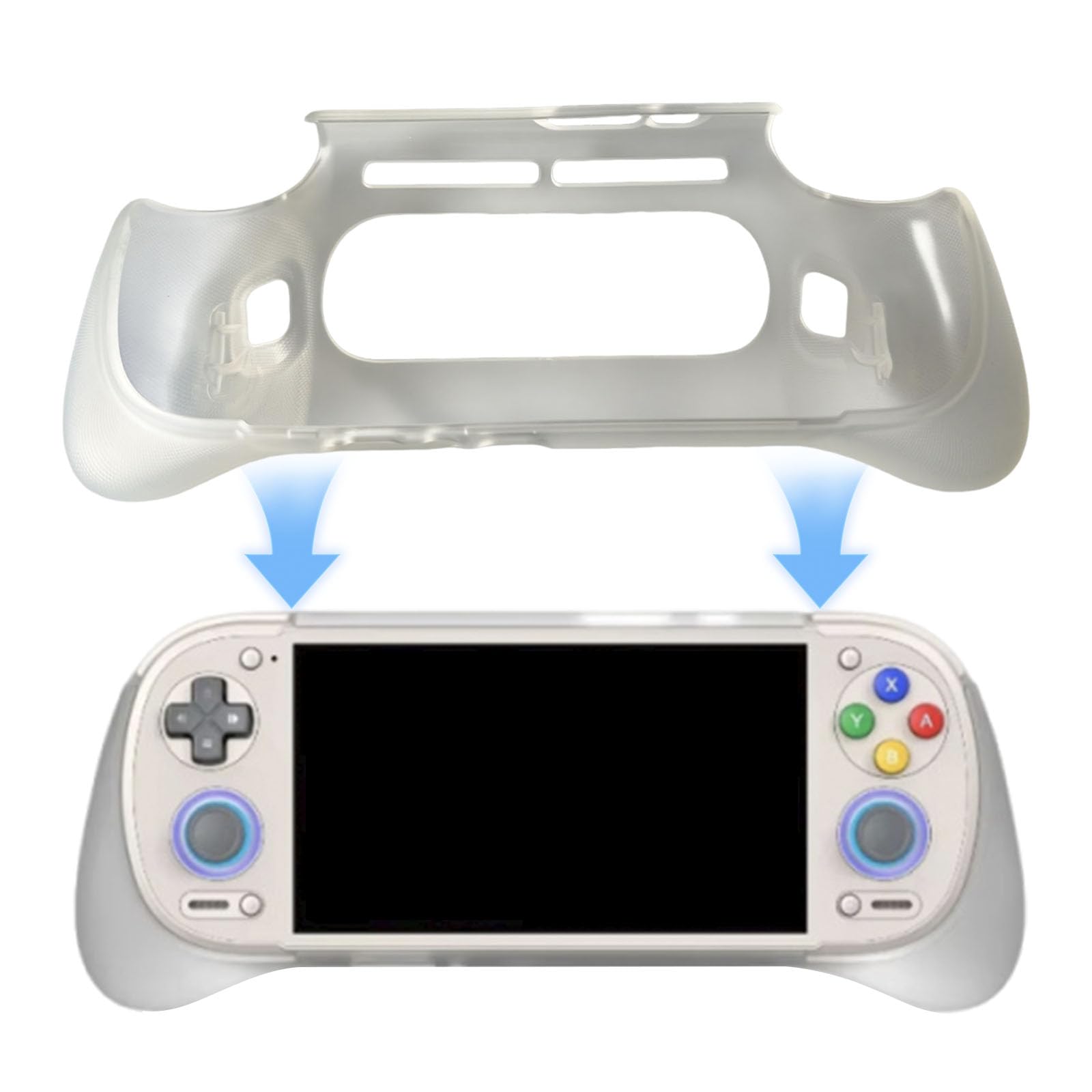 Griffhülle für Handheld-Spielekonsolen, stoßfeste TPU-Schutzhülle für Pocket 6 Zubehör, langlebiger Konsolengriff für sicheres Spielerlebnis