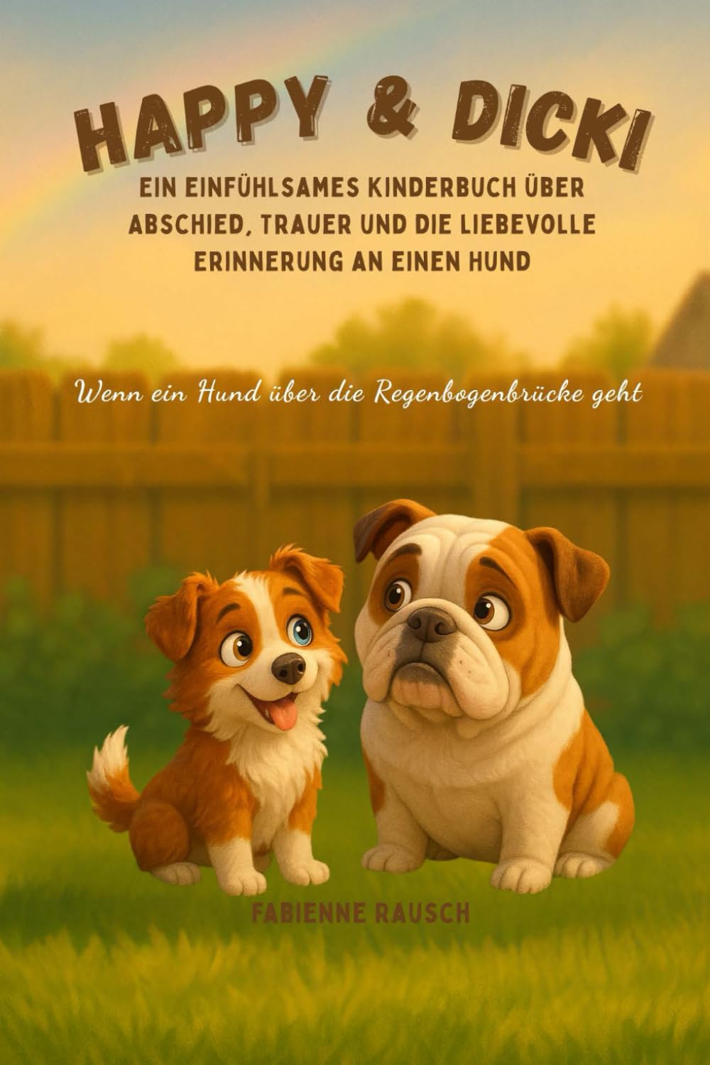 Happy & Dicki: Wenn ein Hund über die Regenbogenbrücke geht - Ein einfühlsames Kinderbuch über Abschied, Trauer und die liebevolle Erinnerung an einen Hund