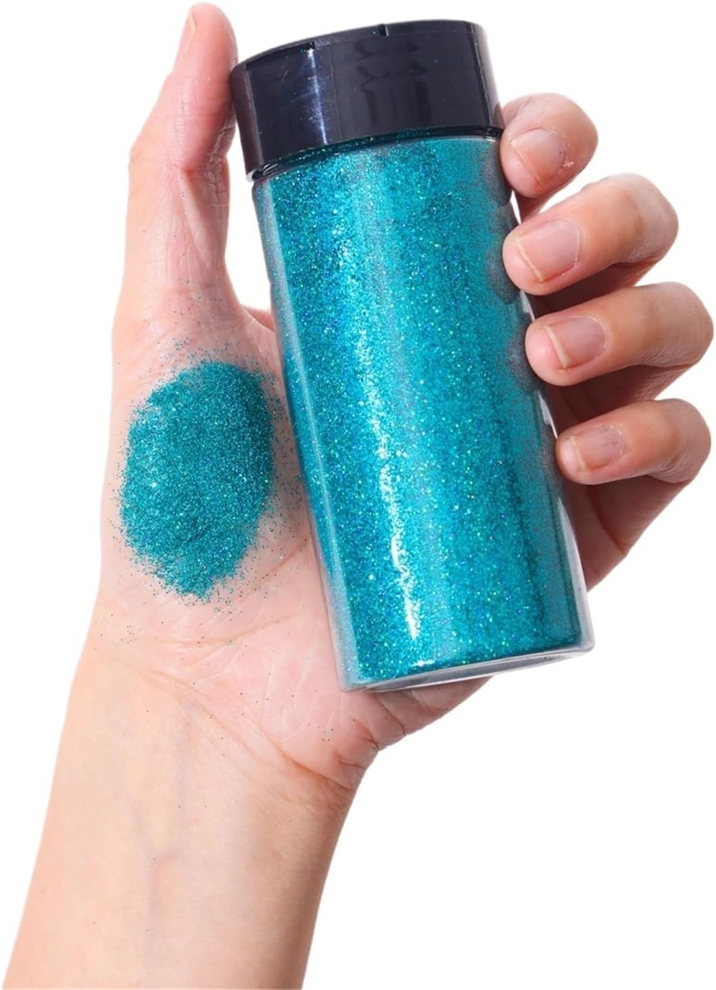Fine Glitter for Crafts 5pcs 80G Ultra Fine Powder Sequins Flakes Hair Face BOD Glitter(05)