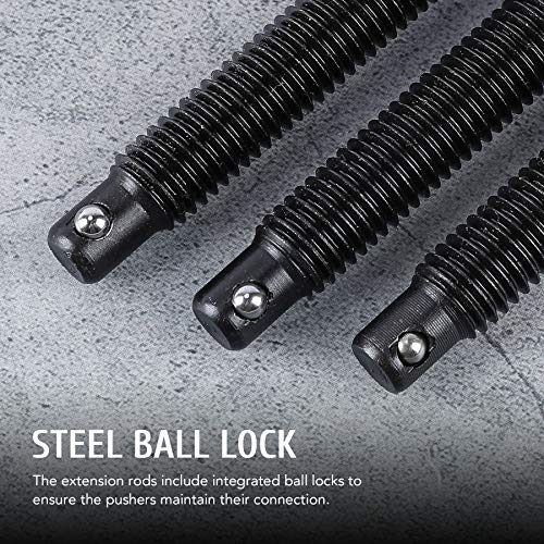 Omt Valve Spring Compressor | 10 Piece Spring Clamp Tool Kit With C Clamp, Collet Pusher Adapters, Extension Rods, And Lever For Car, Motorcycle, Atv, And Small Engine Repairs #TOP5