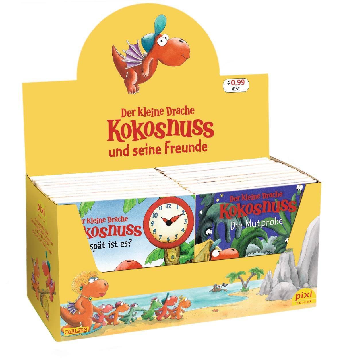 Pixi-Box 288: Der kleine Drache Kokosnuss und seine Freunde (8x8 Exemplare) (288)