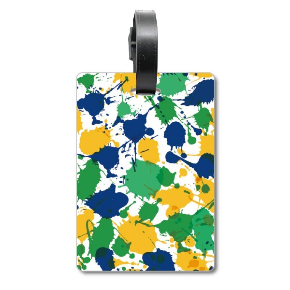 Étiquette d'identification valise avec impression Brésil pour bagage - 5
