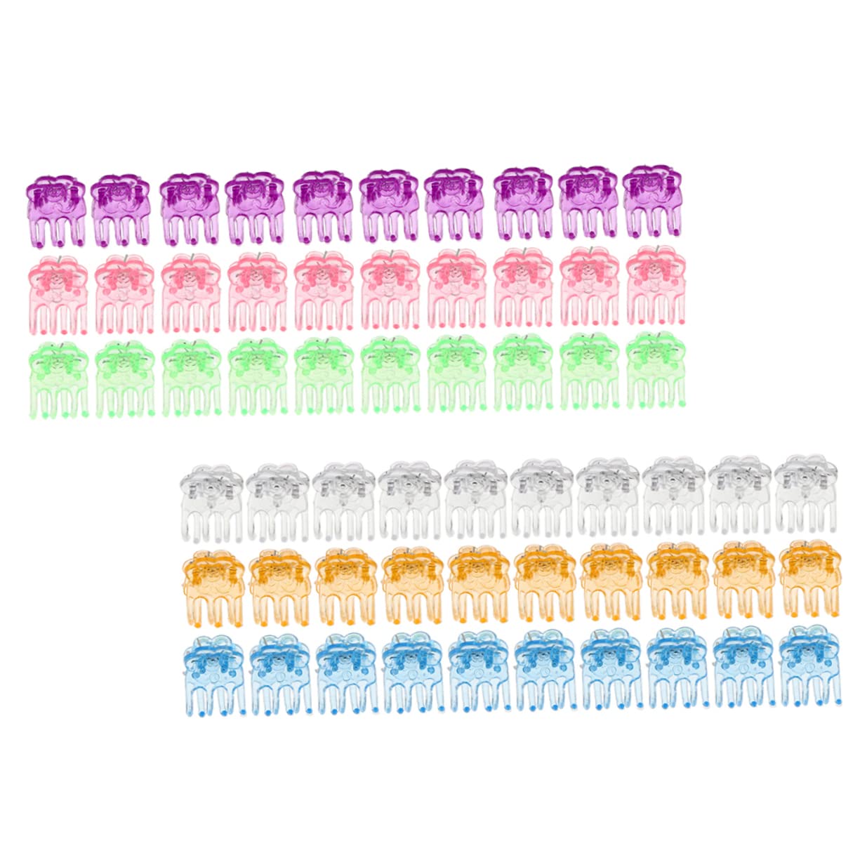 SOIMISS 10 Ensembles Agrafe D'orchidée Clip De Support pour Plantes Grimpantes Clips De Support pour Plantes Clips D'orchidées Clips De Tige De Vigne Fleur Vignes Plastique 120 Pièces * 10