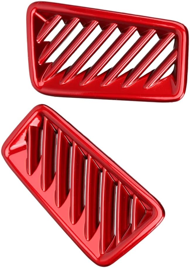 XITER Car Interior Trim Air Condition Vent Outlet Cover Frame Cover Trim Accessories for Toyota Rav4 2019 2020 2021 2022 2023 2024 2025 (Red)