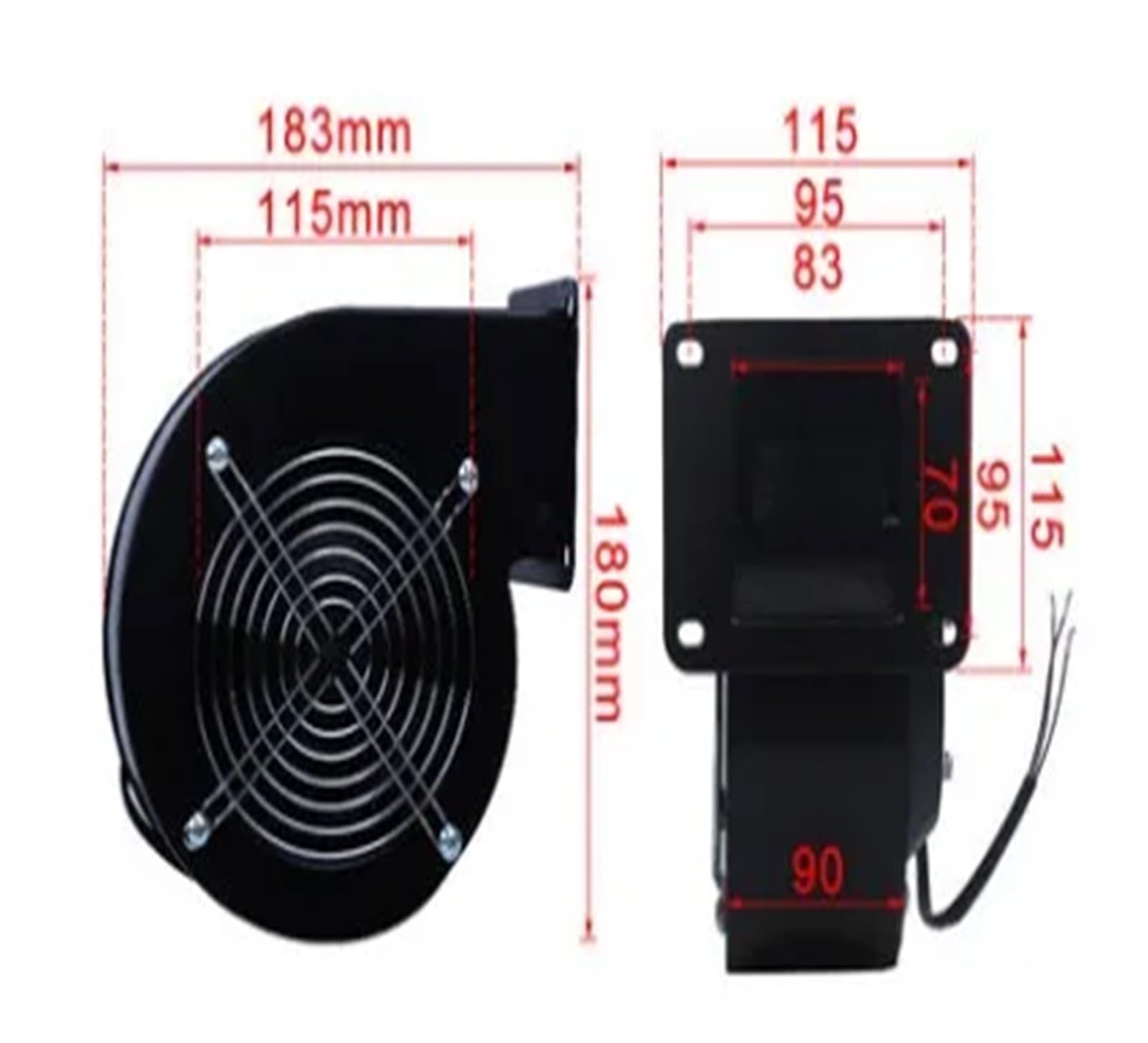 Sirocco fan for gas arched door centrifugal fan blower fan boiler 130FLJ 60w 85w 120w(85W 380)