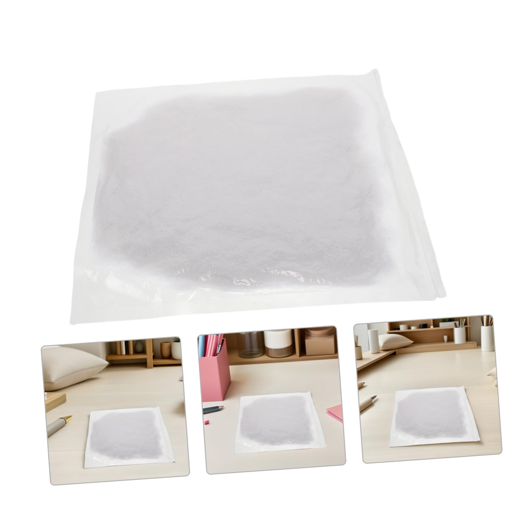 VILLCASE 600g Relleno de Algodón Suave Guata para Relleno de Peluches Animales de Crochet Cojines y Almohadas para Manualidades