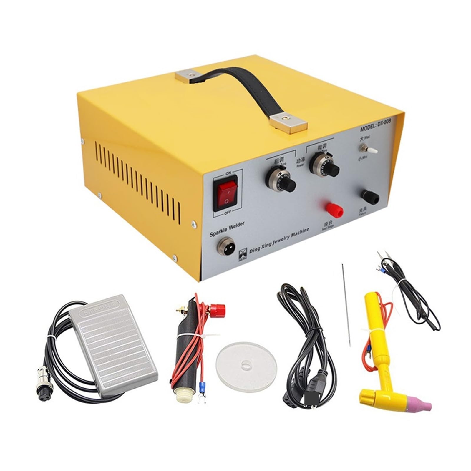 80A 30A Saldatura A Punti Saldatrice A A Impulsi Tenuta In Mano For Oro Strumenti For La Lavorazione Di Gioielli In Argento Elevate Prestazioni Di Saldatura(80A)