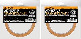 Lineco, Reverse Wound Acid-Free 2 mil Adesive Transfer Hand Held ATG Tape. Used in Picture Framing, Mounting of Materials, Paper, Wood, Plastics, and Metals, Pack of 2