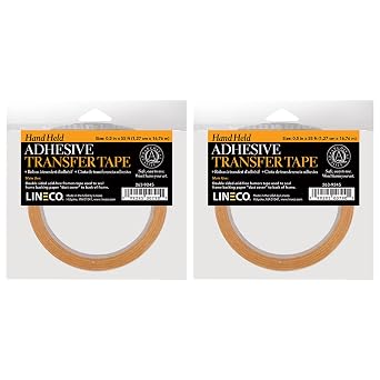 Lineco, Reverse Wound Acid-Free 2 mil Adesive Transfer Hand Held ATG Tape. Used in Picture Framing, Mounting of Materials, Paper, Wood, Plastics, and Metals, Pack of 2