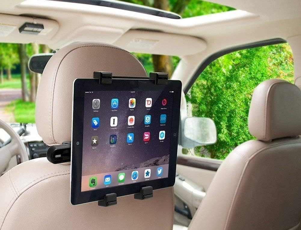 SPYKART Car Seat Tablet Holder for 7 to 10-Inch Kindle/Ipad/Tablets (Black)