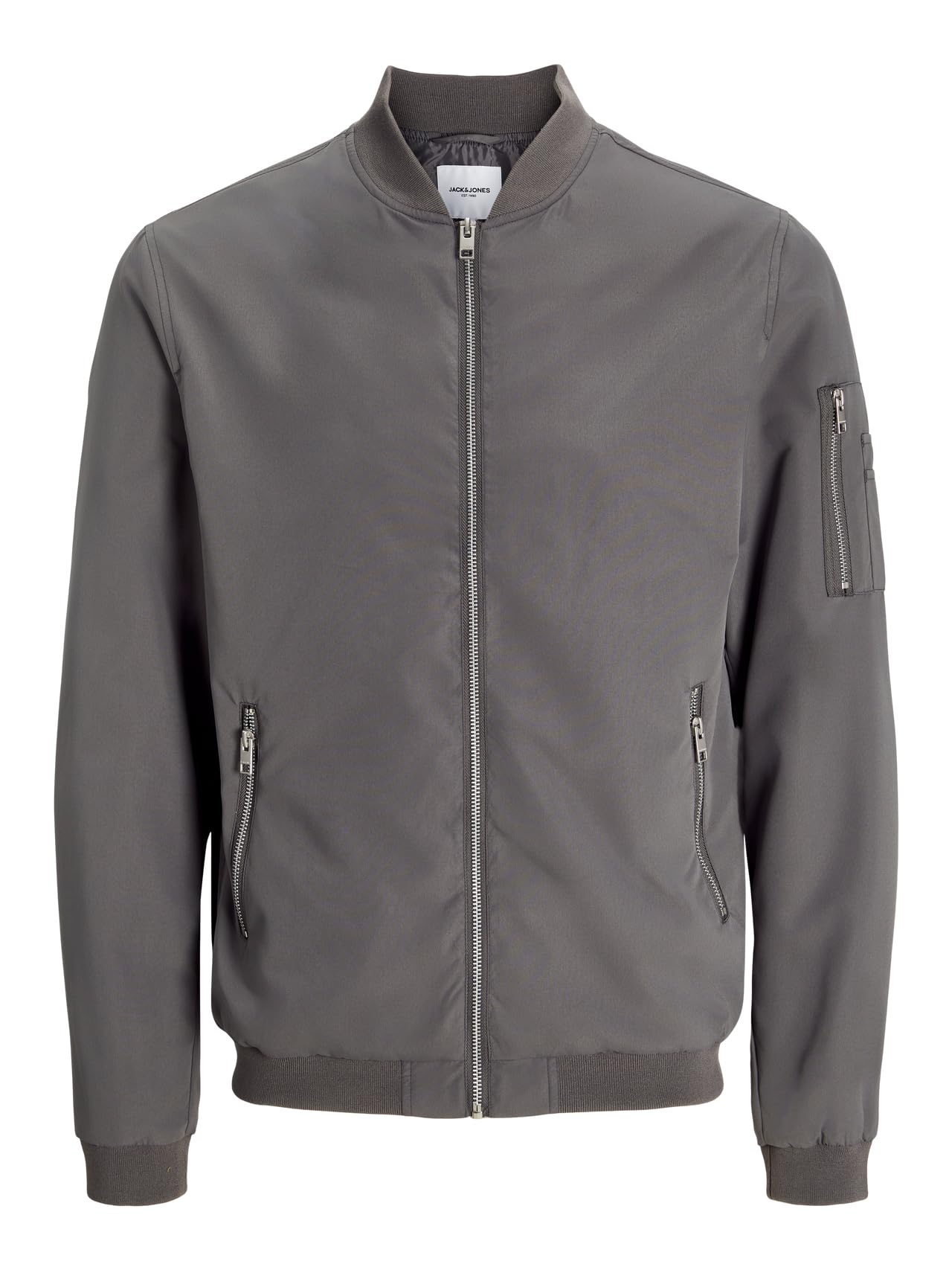 JACK & JONES Blouson JJERUSH mit Stehkragen und Reißverschlusstaschen