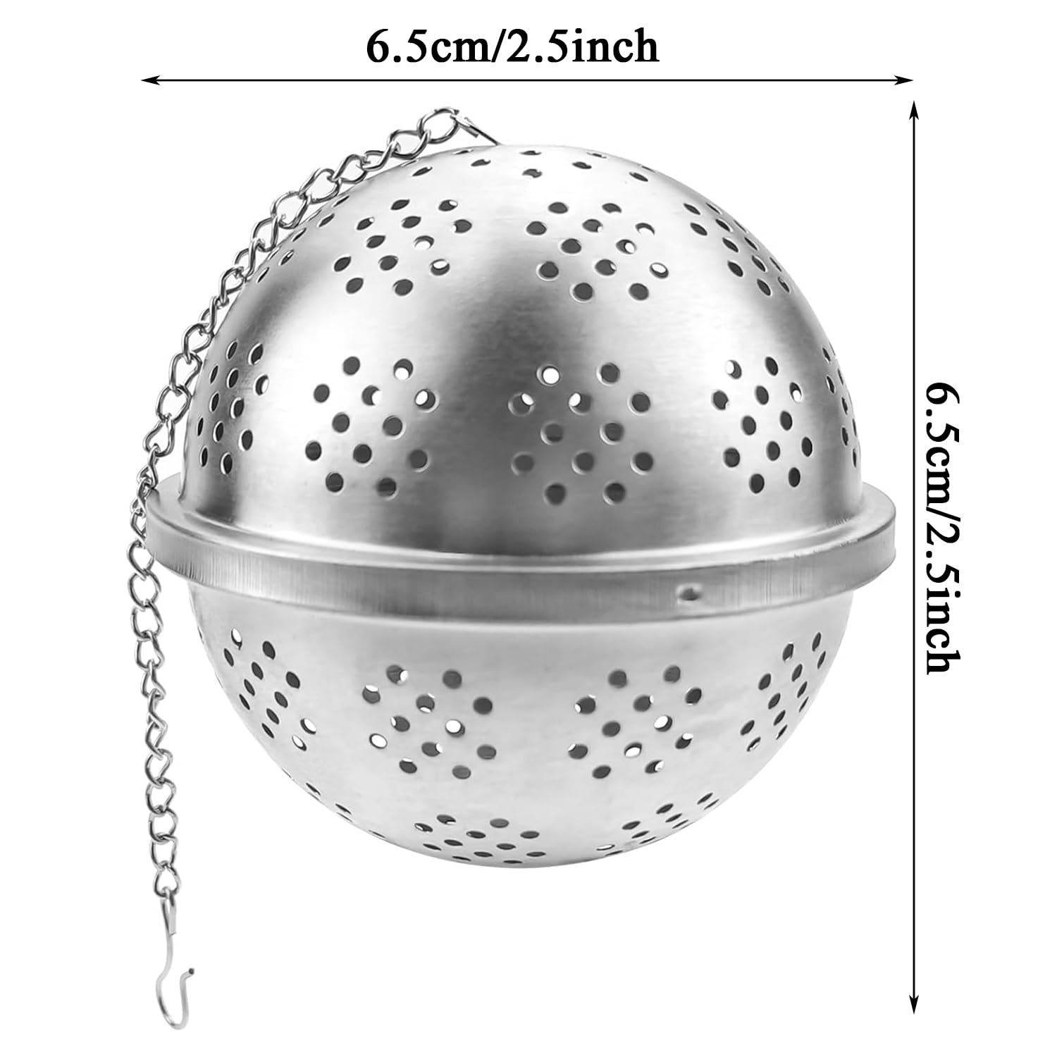 Spice Ball Small for Cooking Tea Infuser, Stainless Steel Tea Ball Strainer Spice Infuser - Image 2