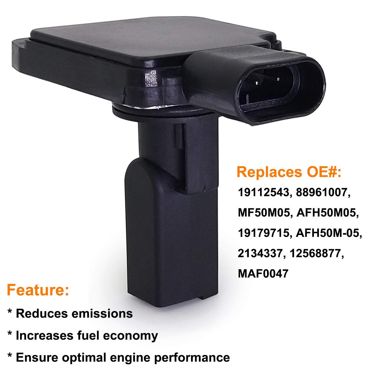 App-autoparts APP11400301S 3-Pin Mass Air Flow Sensor Meter For 2005 Buick LeSabre & Chevy Impala – Direct Replacement Without Housing
