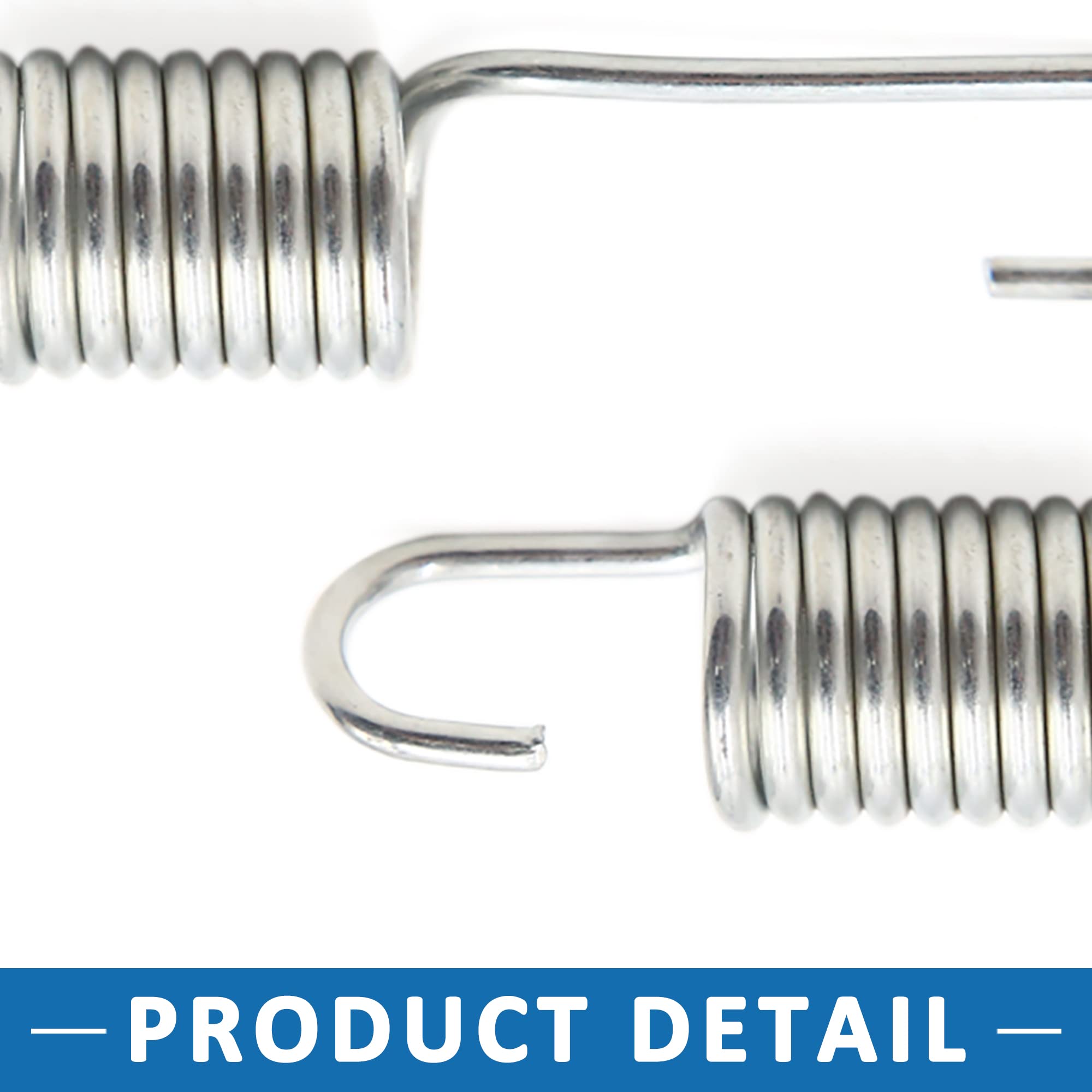 Ressorts Rappel Frein ABSOPRO Moto - Lot De 10 Pièces Métal Argenté 60mm - Universels Scooters, ATV