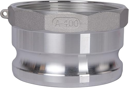 1 pieza de accesorios de bloqueo de leva de aluminio (parte A) accesorio de manguera de ranura de leva accesorios de camlock, adaptador macho hembra