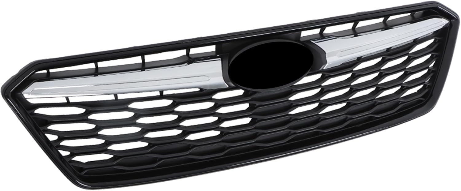 munirater Upper Grille Grill W Molding Trim Replacement for 2017 2018 2019 Impreza